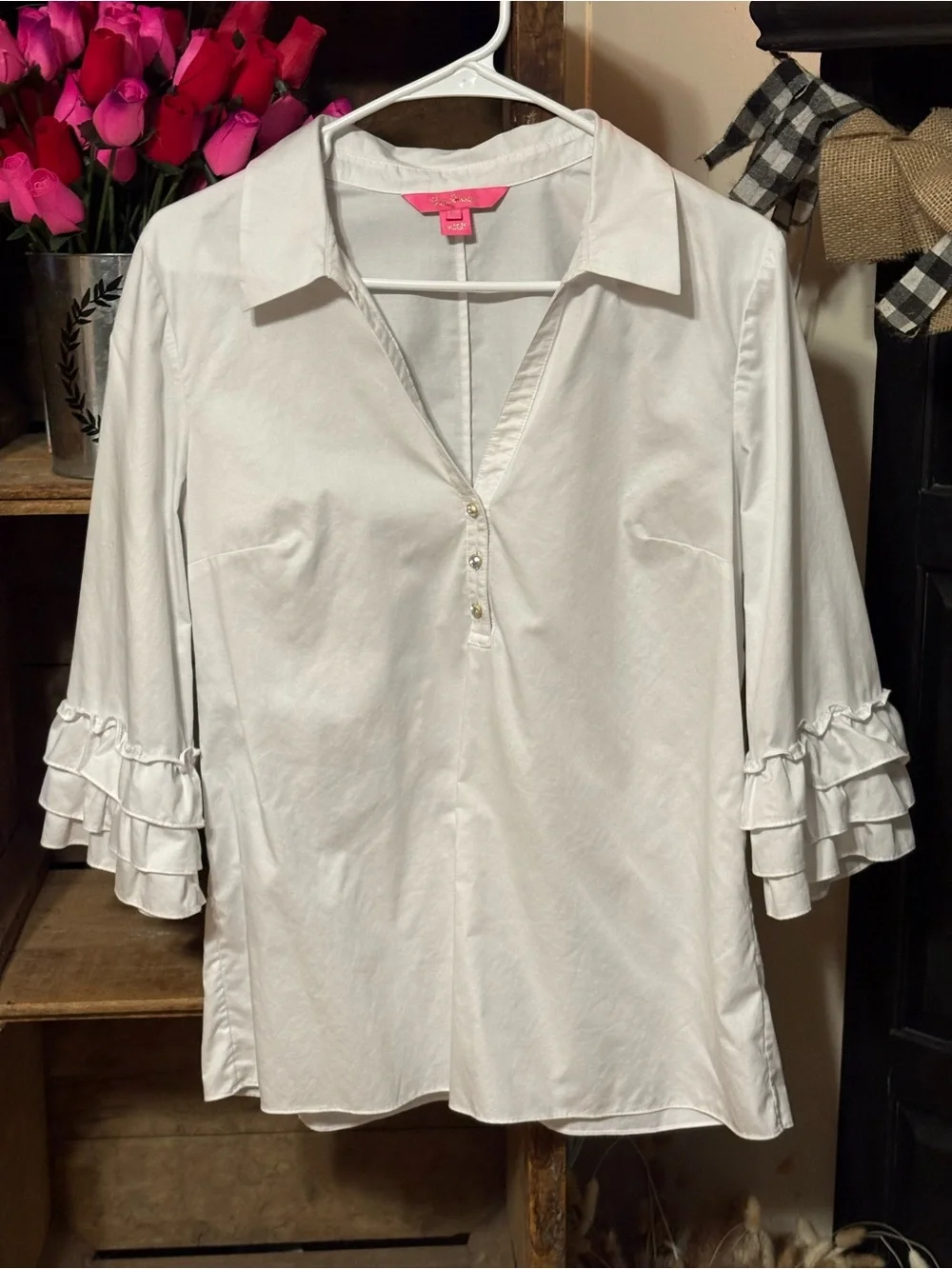 Lilly Pulitzer Judith blouse - Picture 4 of 10